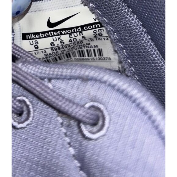 Nike Roshe Run Shoes Sneakers Women’s Size 9 599432-500 Gray Purple Teal - Picture 8 of 9